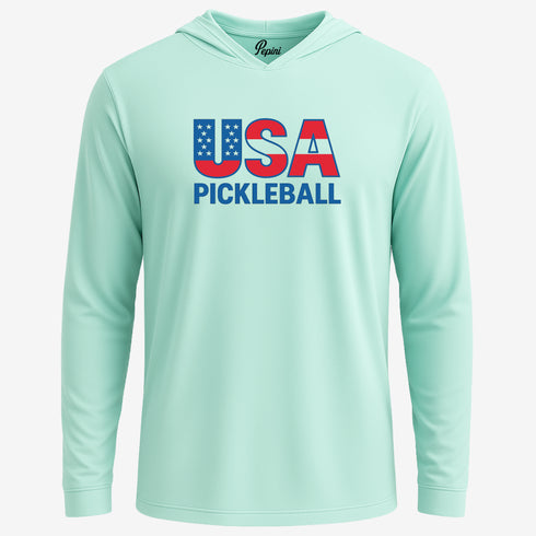 USA Pickleball Performance Shirt – Short Sleeve, Long Sleeve & Hoodie